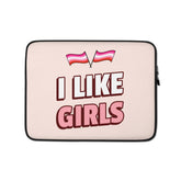 I Like Girls Laptop Sleeve